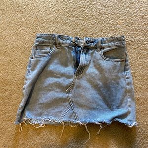 Pacsun mid-wash Jean skirt